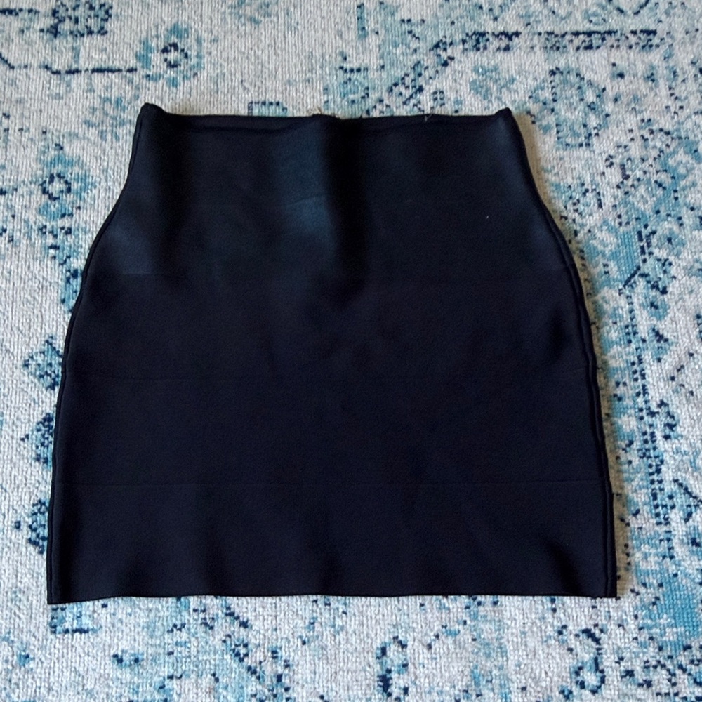 Armani Exchange Black Mini Skirt